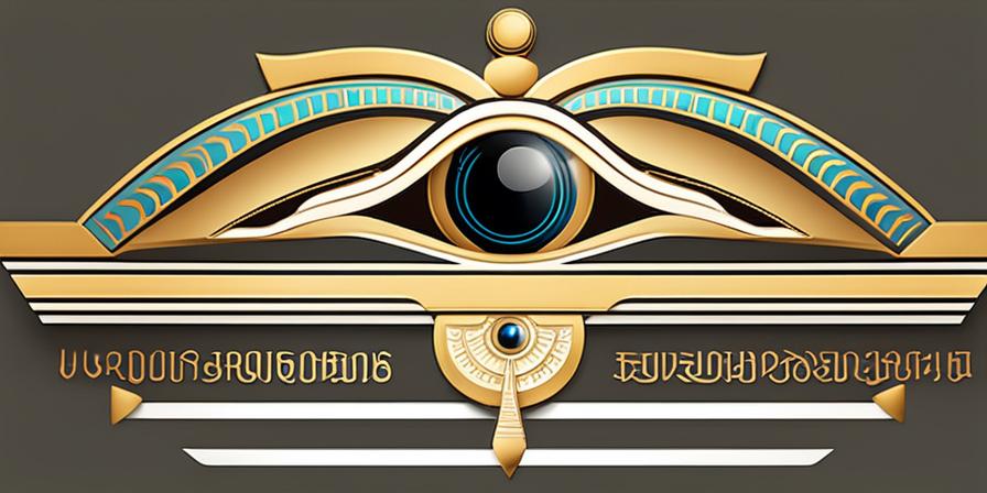 Símbolo del Ojo de Horus en un accesorio.